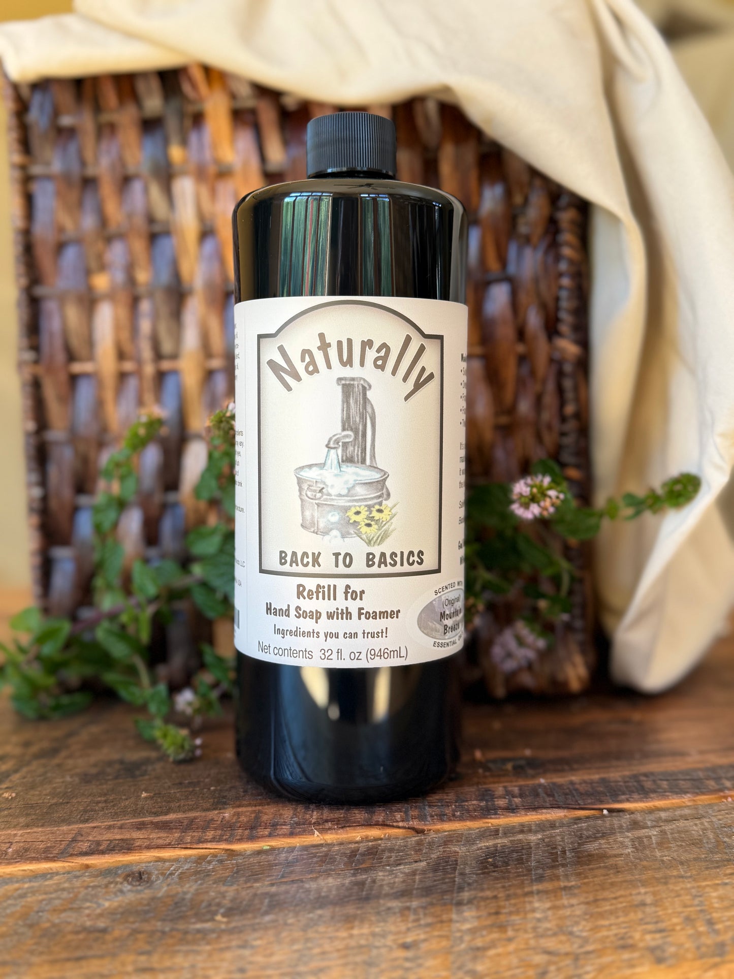 Miller’s Naturally Back to Basics Foaming Hand Soap (Cocoa Butter Based) – Mountain Breeze