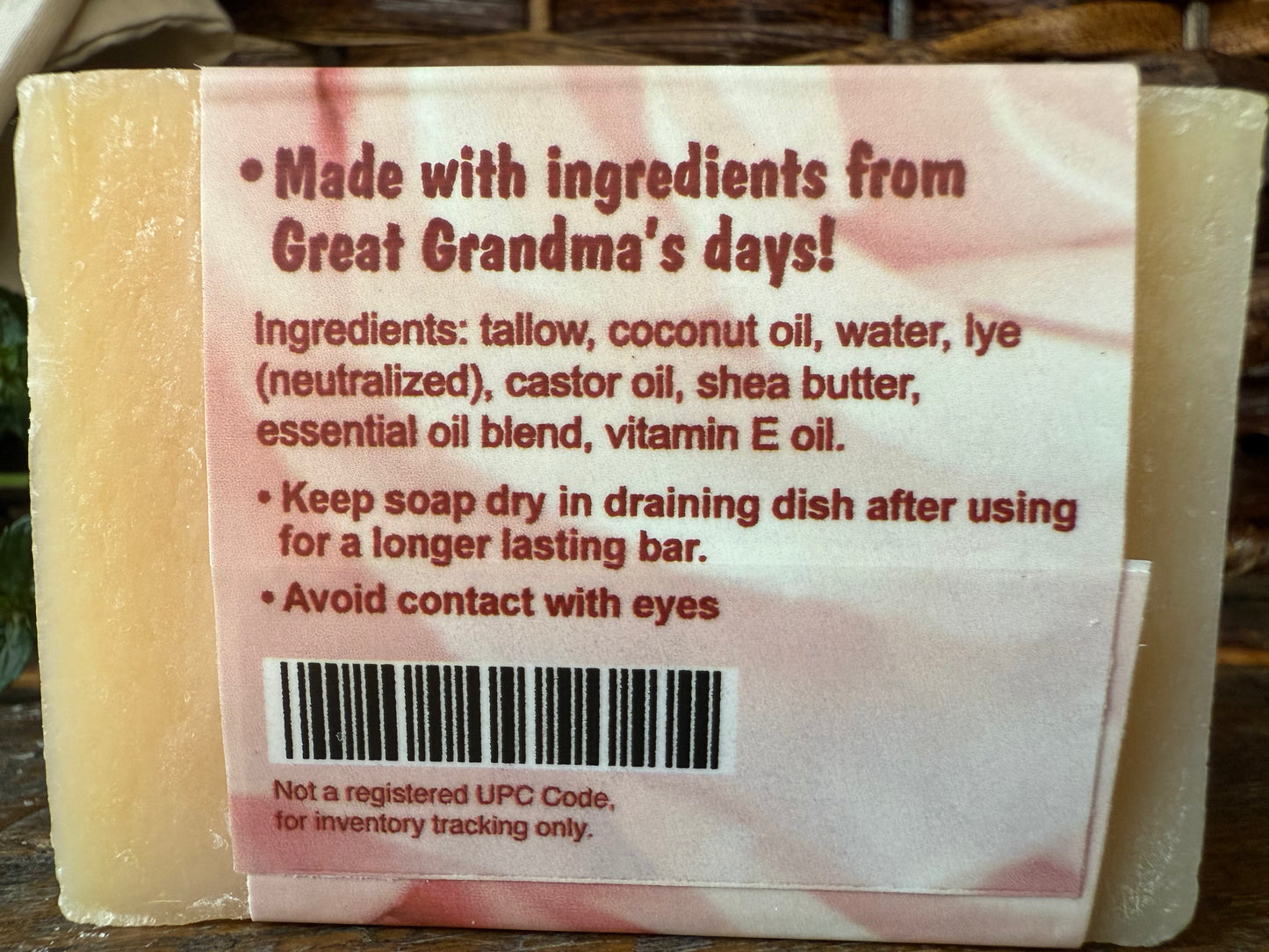 Miller’s Naturally Back to Basics Luxury Bar Soap (Shea Butter Based) – Flora Rose