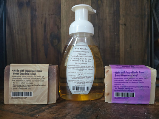 Miller’s Naturally Back to Basics Soap Bundle – Amish Made in Ohio