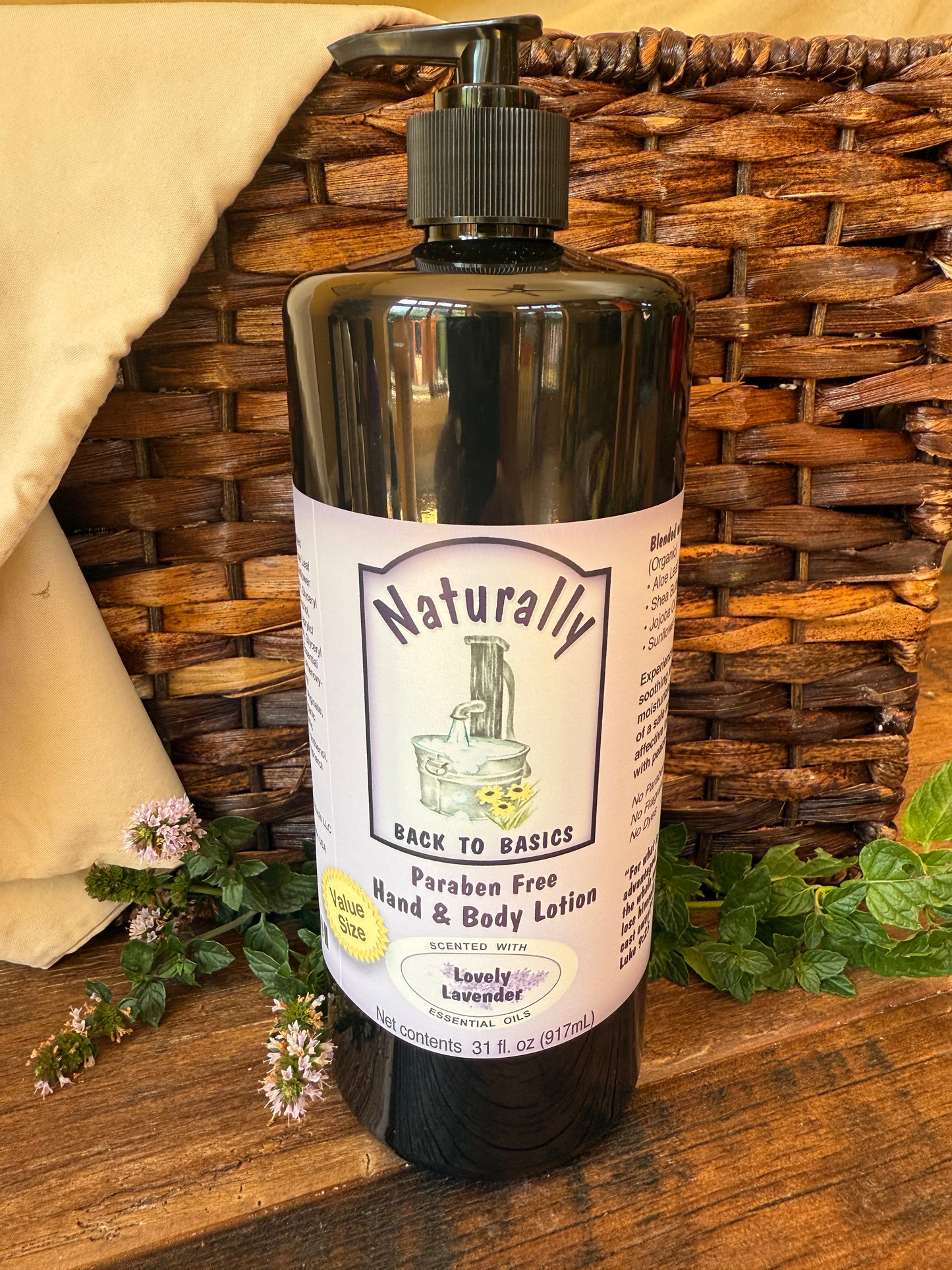 Miller’s Naturally Back to Basics Lovely Lavender Hand & Body Lotion (Shea Butter Based)