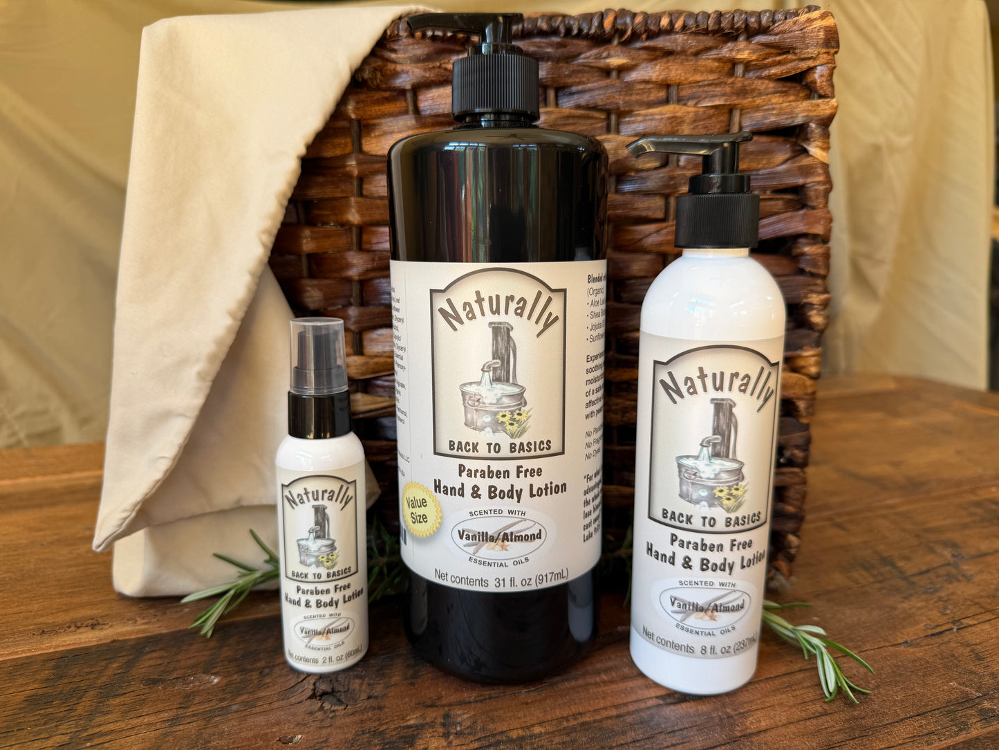 Miller’s Naturally Back to Basics Vanilla Almond Hand & Body Lotion (Shea Butter Based)