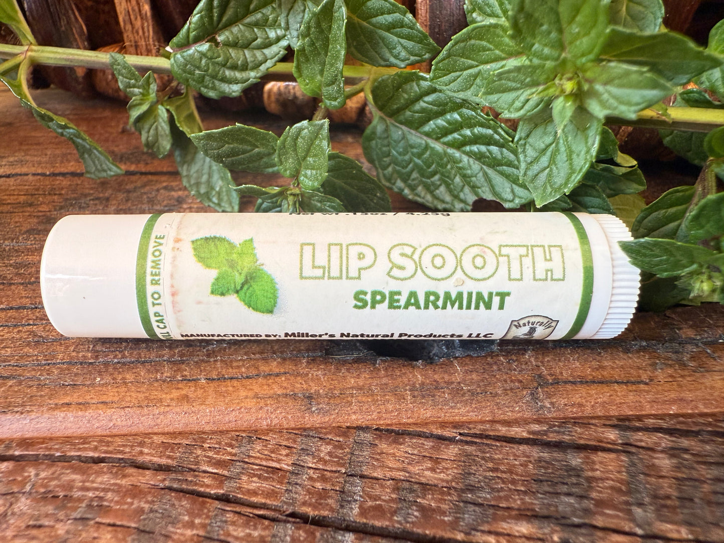 Miller’s Naturally Back to Basics Lip Smooth – Citrus Blossom, Peach Custard, Honey Comb, Spearmint