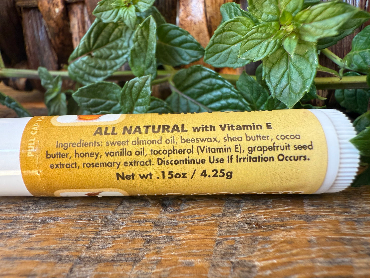 Miller’s Naturally Back to Basics Lip Smooth – Citrus Blossom, Peach Custard, Honey Comb, Spearmint