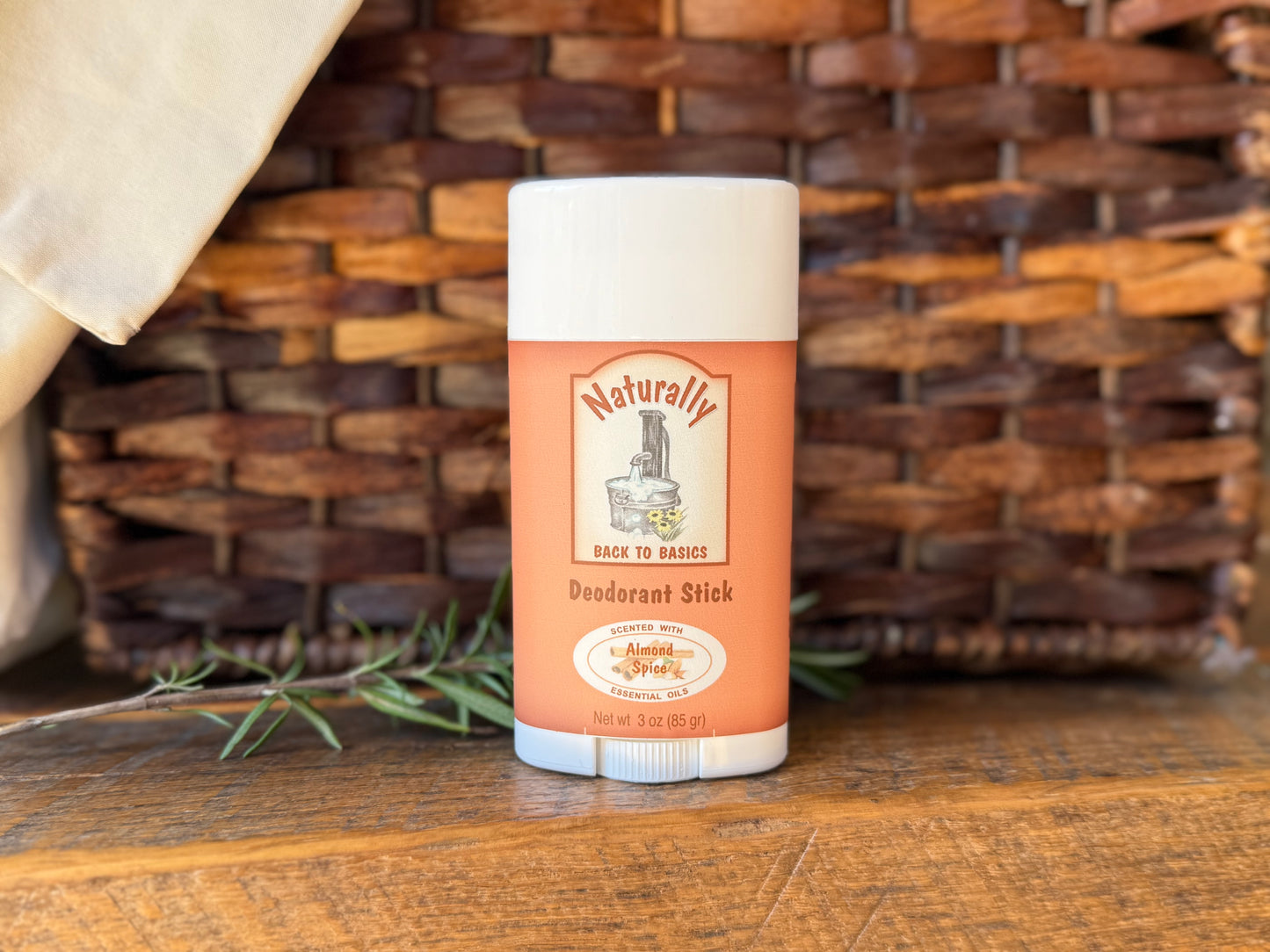 Miller’s Naturally Back to Basics Aluminum-Free Deodorant – Almond Spice
