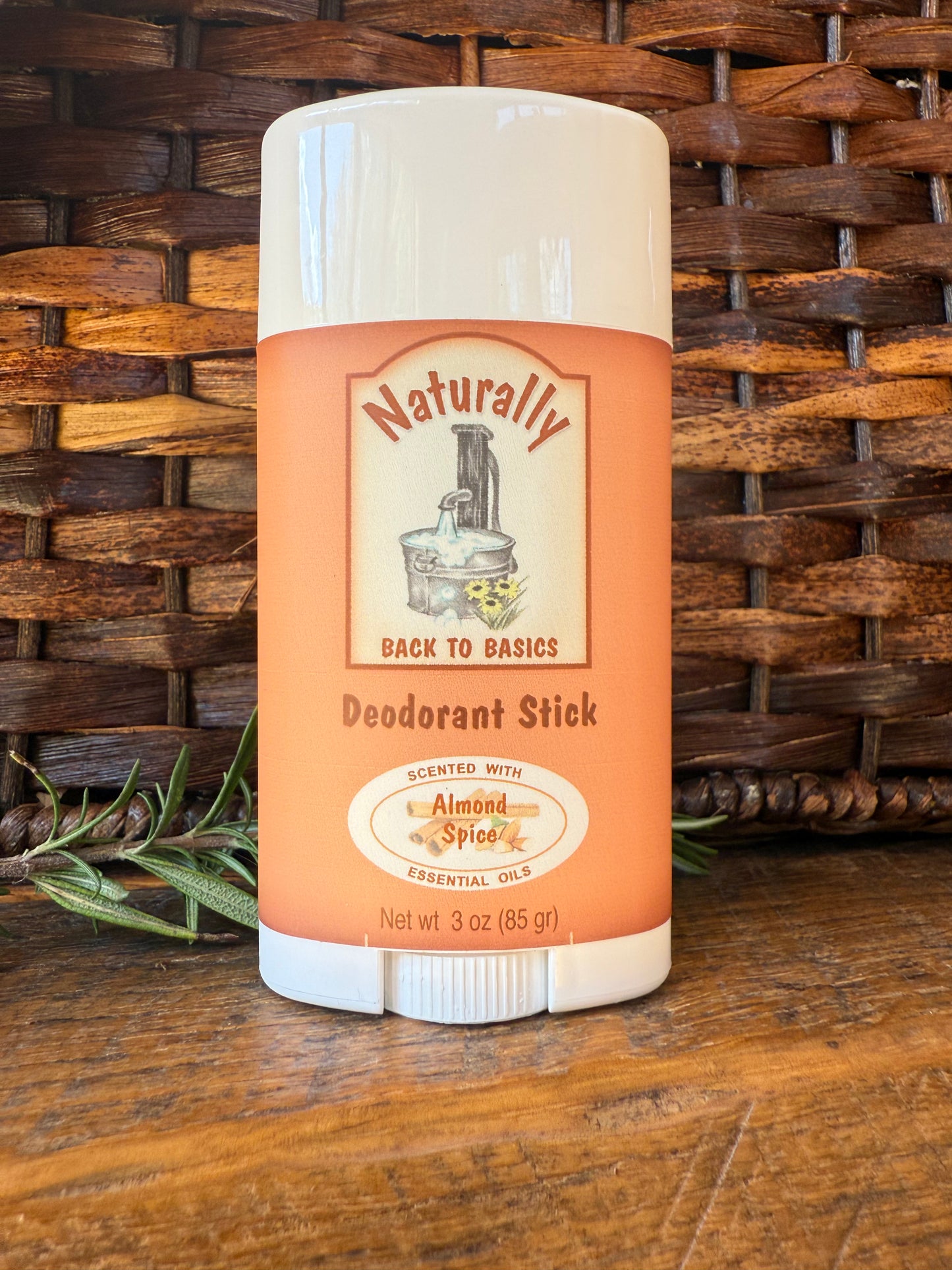 Miller’s Naturally Back to Basics Aluminum-Free Deodorant – Almond Spice