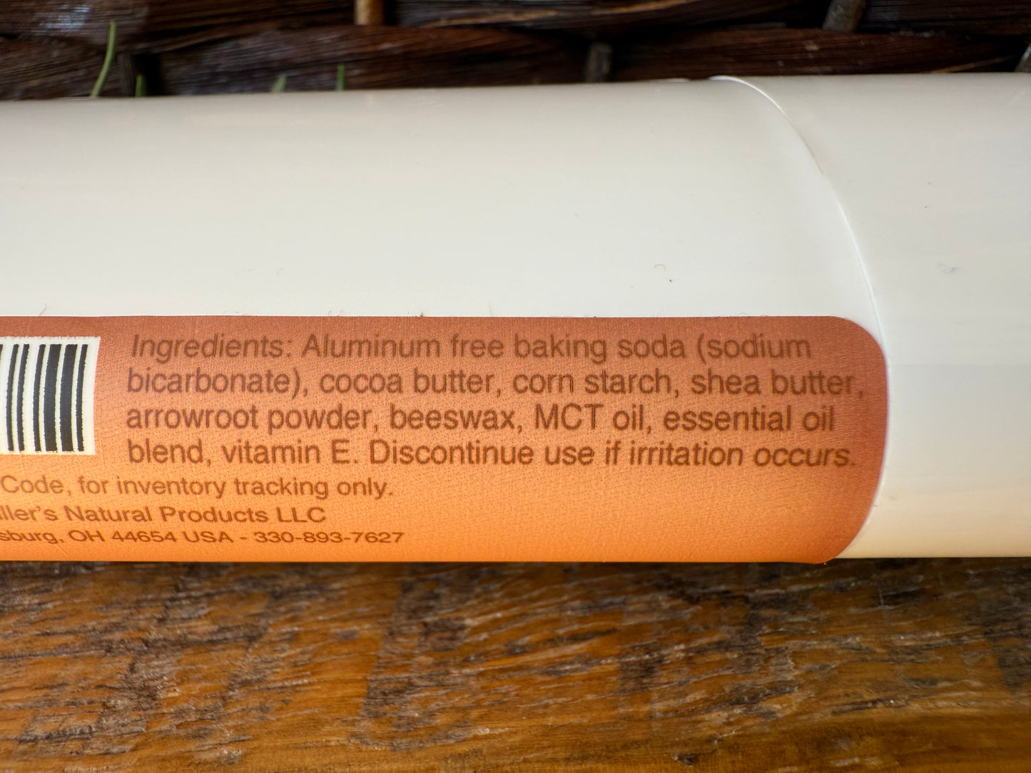 Miller’s Naturally Back to Basics Aluminum-Free Deodorant – Almond Spice