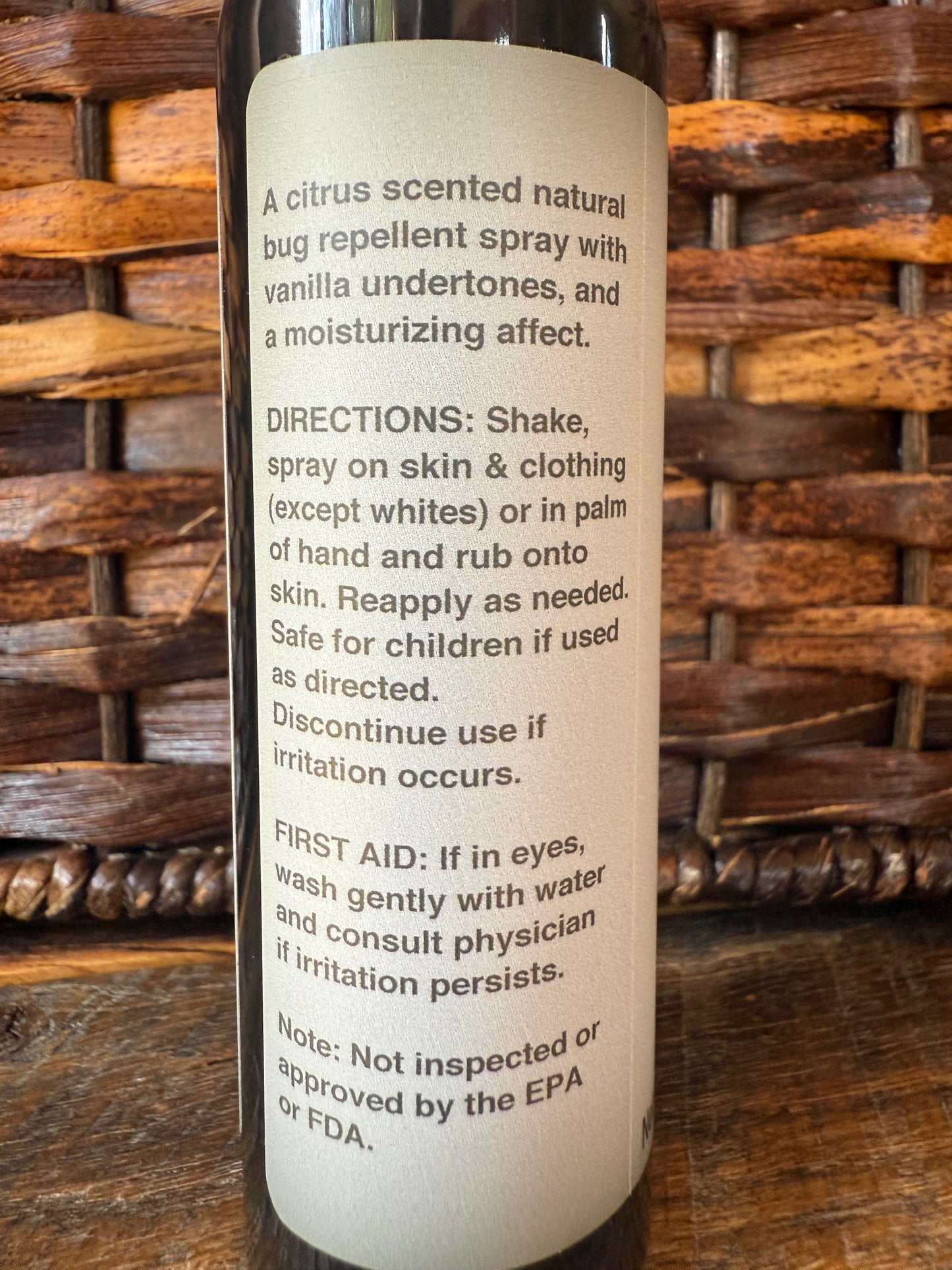 Miller’s Naturally Back to Basics Bug D-feat: Natural Bug Spray