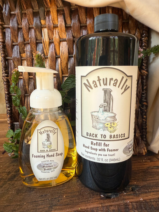 Miller’s Naturally Back to Basics Foaming Hand Soap (Cocoa Butter Based) – Mountain Breeze