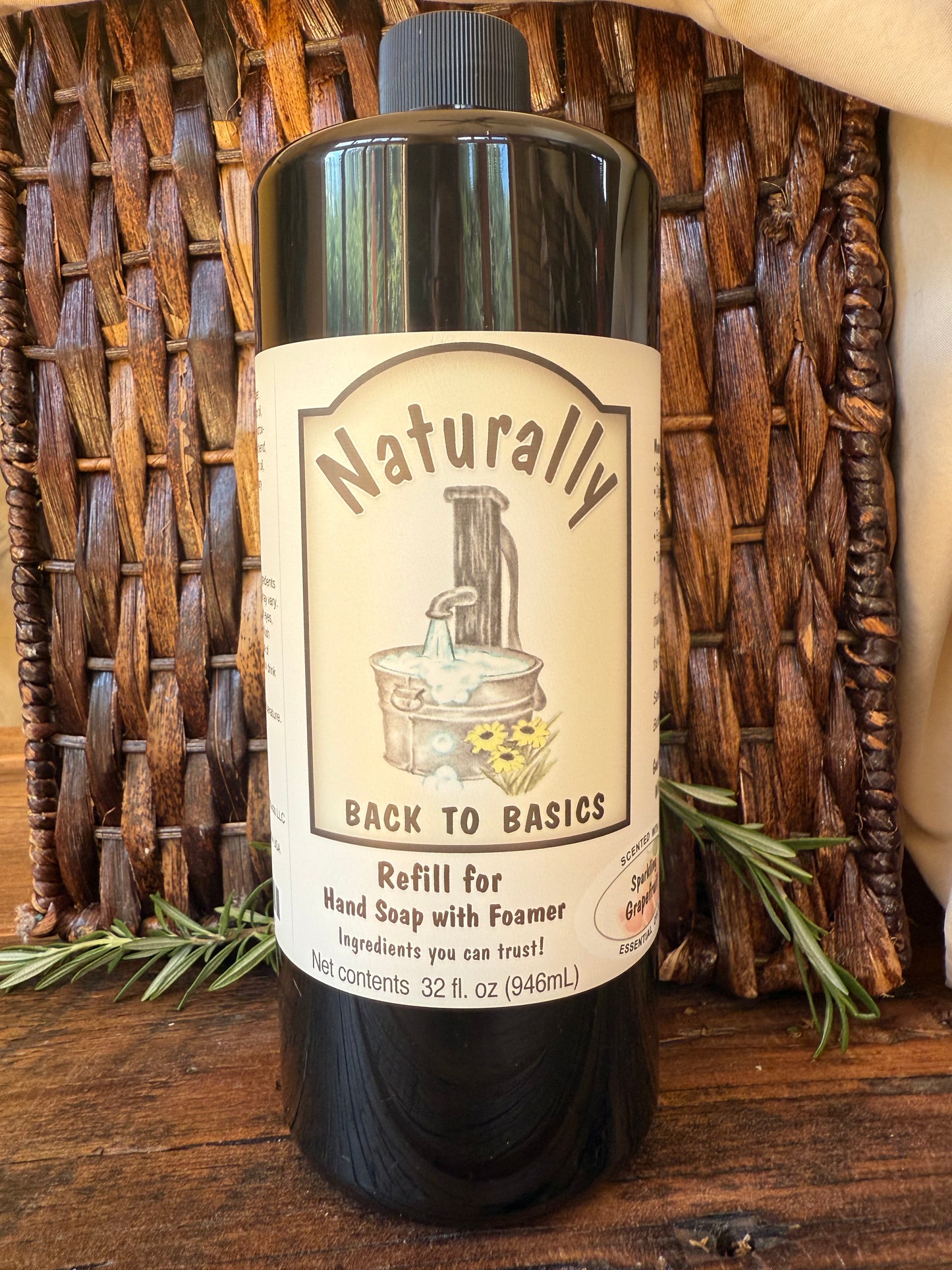 Miller’s Naturally Back to Basics Foaming Hand Soap (Cocoa Butter Based) – Sparkling Grapefruit