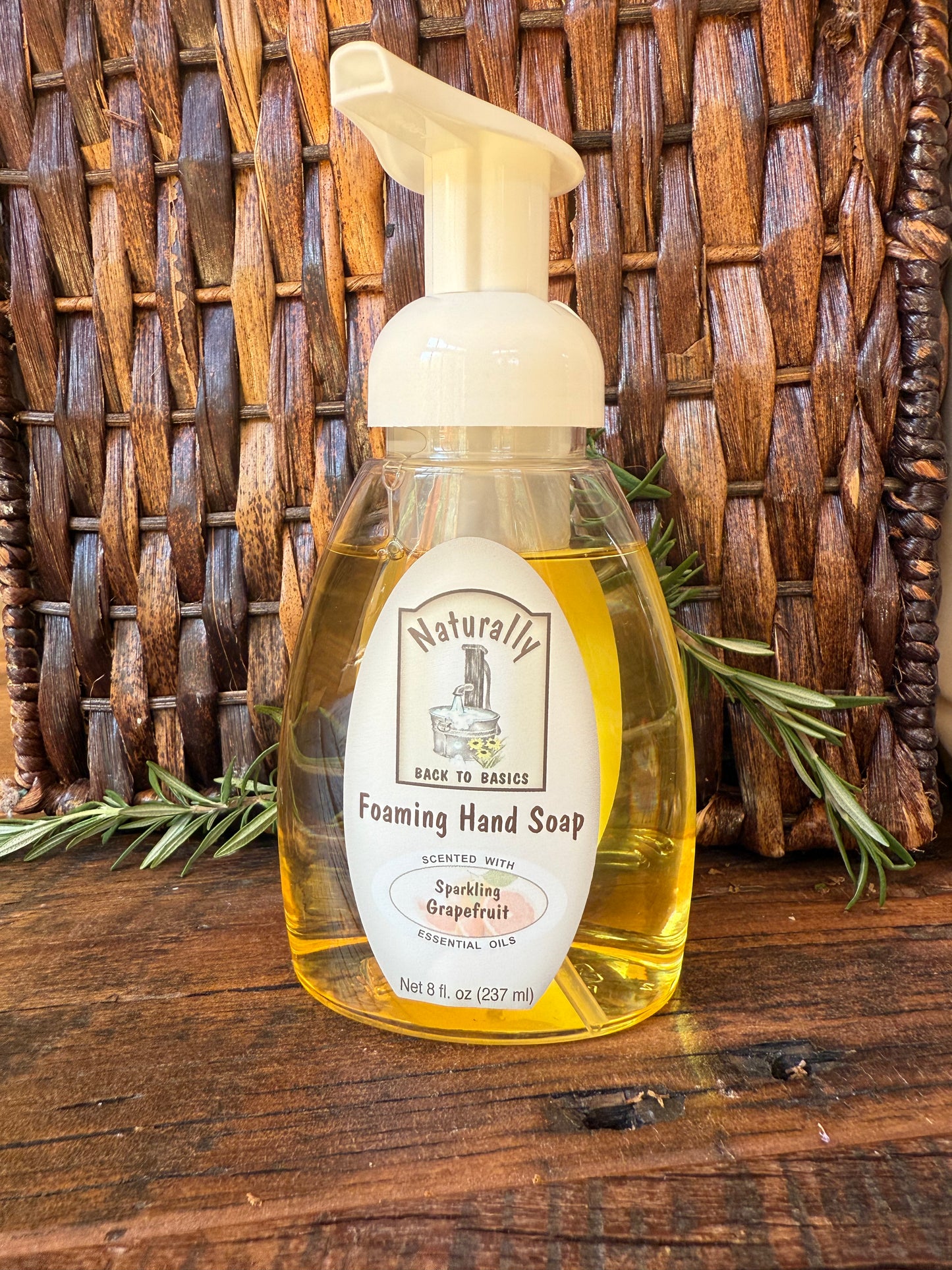 Miller’s Naturally Back to Basics Foaming Hand Soap (Cocoa Butter Based) – Sparkling Grapefruit