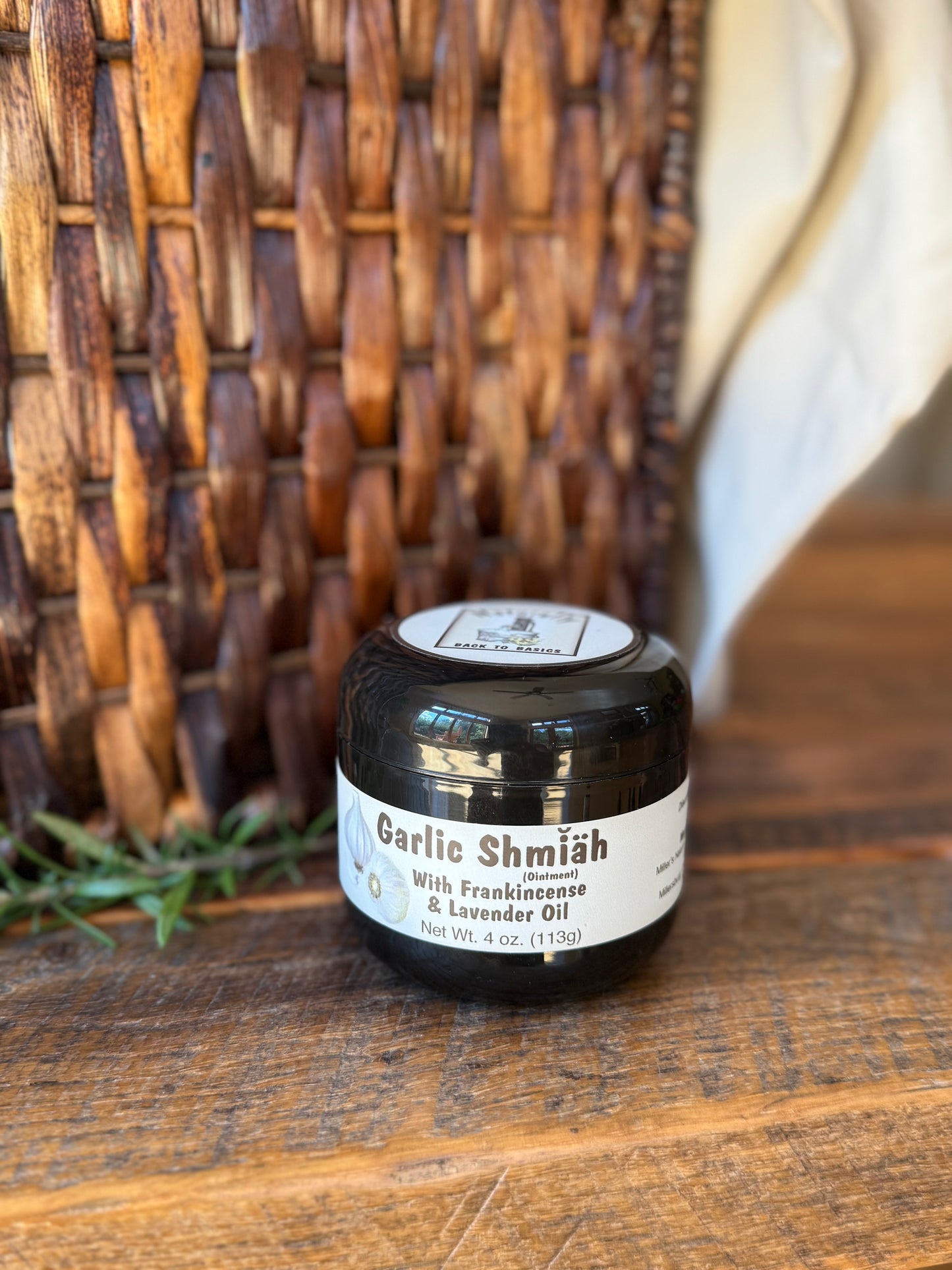 Miller’s Naturally Back to Basics Garlic Shmiah Ointment (4 oz)