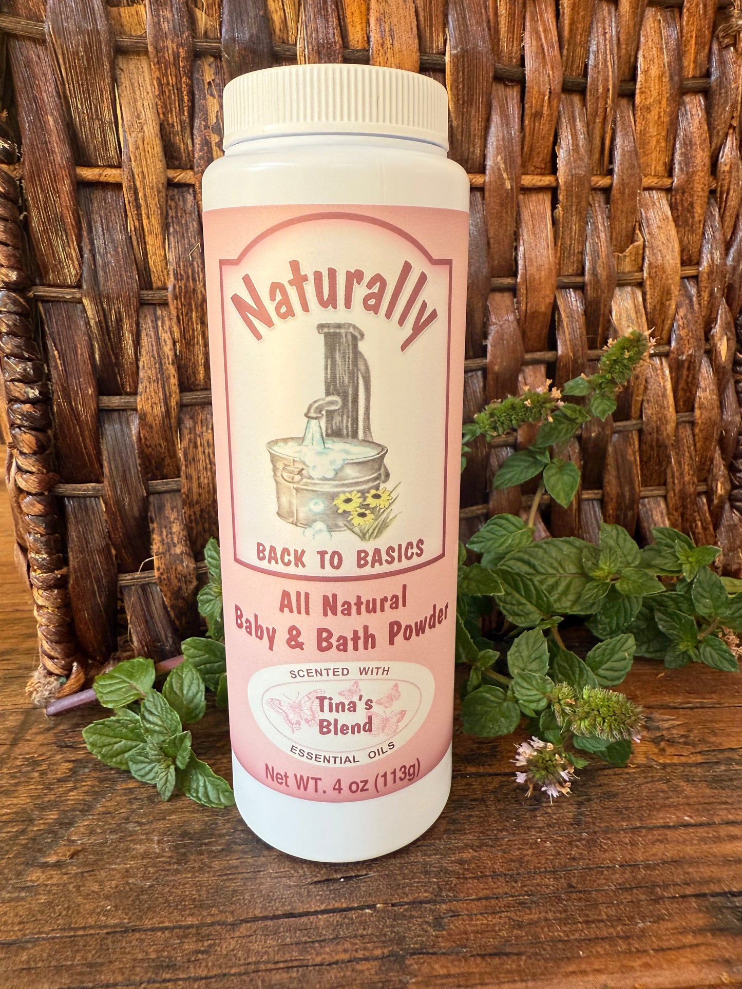 Miller’s Naturally Back to Basics – Baby & Bath Powder – Tina's Blend - Herbal Root Powder for Babies, Sensitive Skin & All-Natural Care