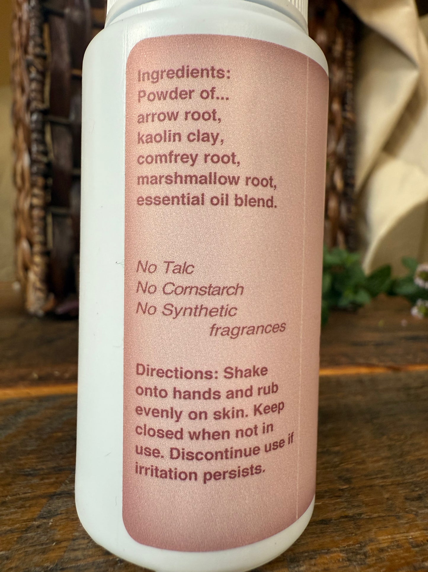 Miller’s Naturally Back to Basics – Baby & Bath Powder – Tina's Blend - Herbal Root Powder for Babies, Sensitive Skin & All-Natural Care