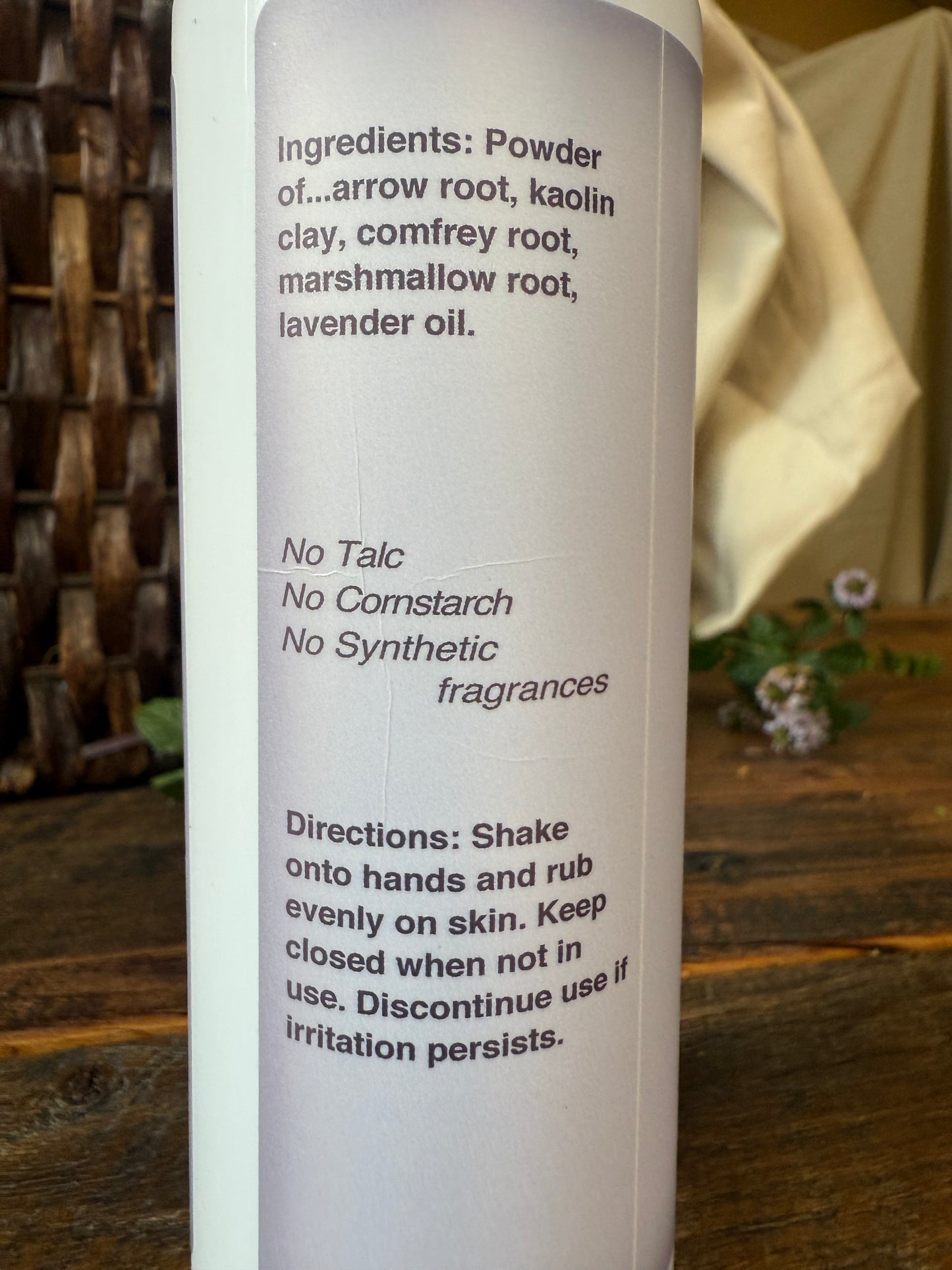 Miller’s Naturally Back to Basics – Baby & Bath Powder – Lovely Lavender: Talc-Free Herbal Powder for Babies, Sensitive Skin & Lavender Lovers