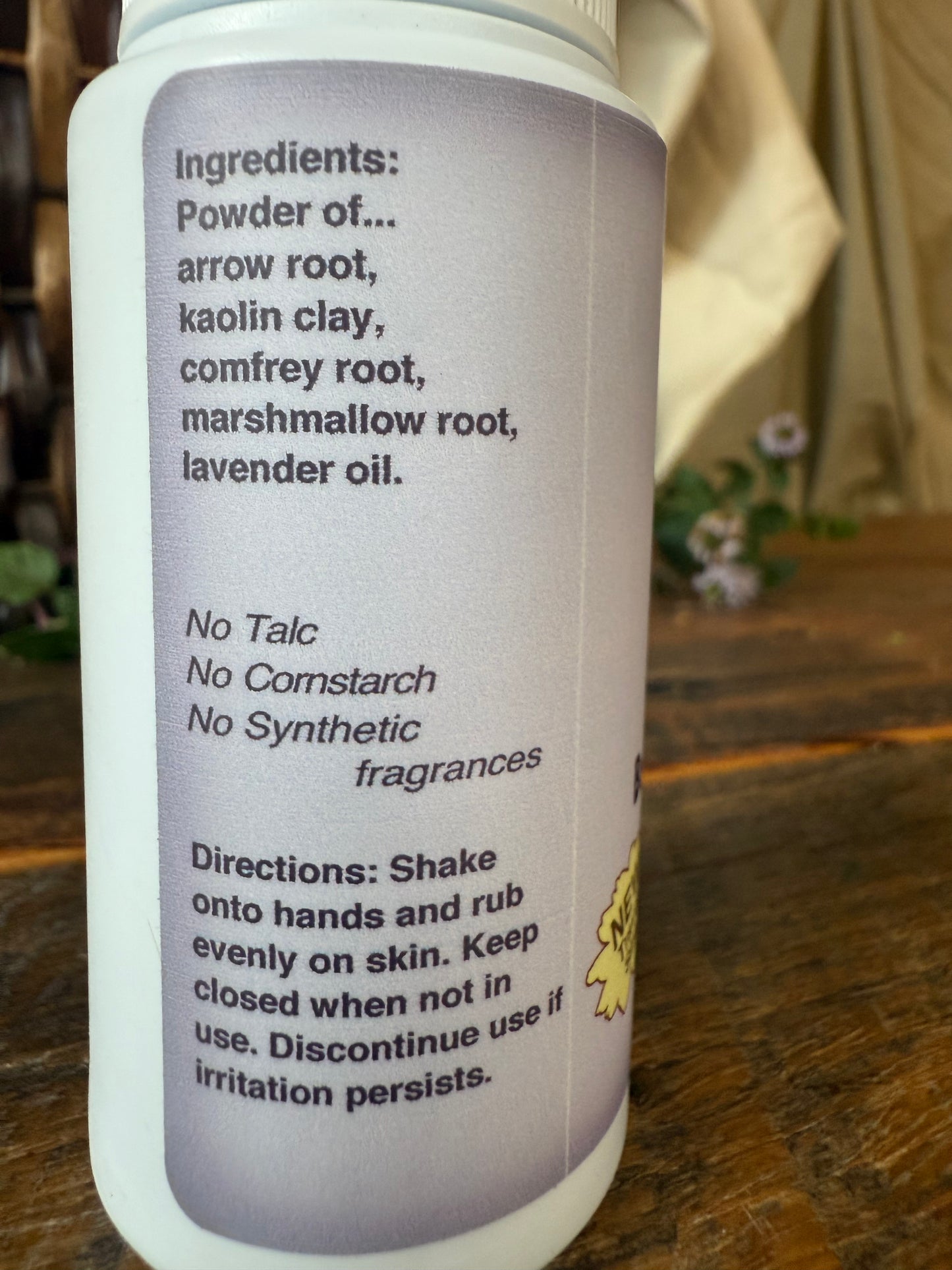 Miller’s Naturally Back to Basics – Baby & Bath Powder – Lovely Lavender: Talc-Free Herbal Powder for Babies, Sensitive Skin & Lavender Lovers