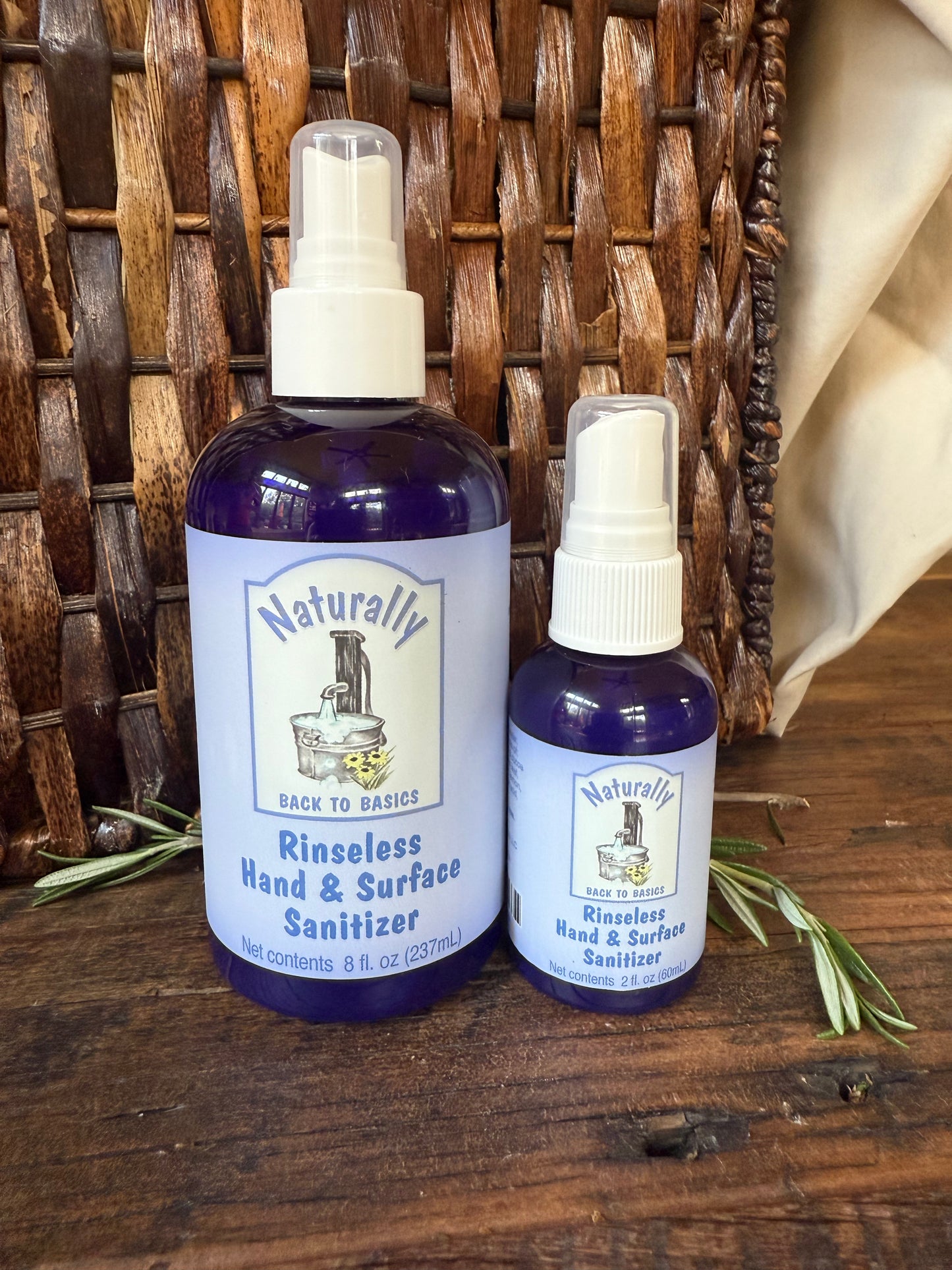 Miller’s Naturally Back to Basics No-Rinse Hand & Surface Sanitizer