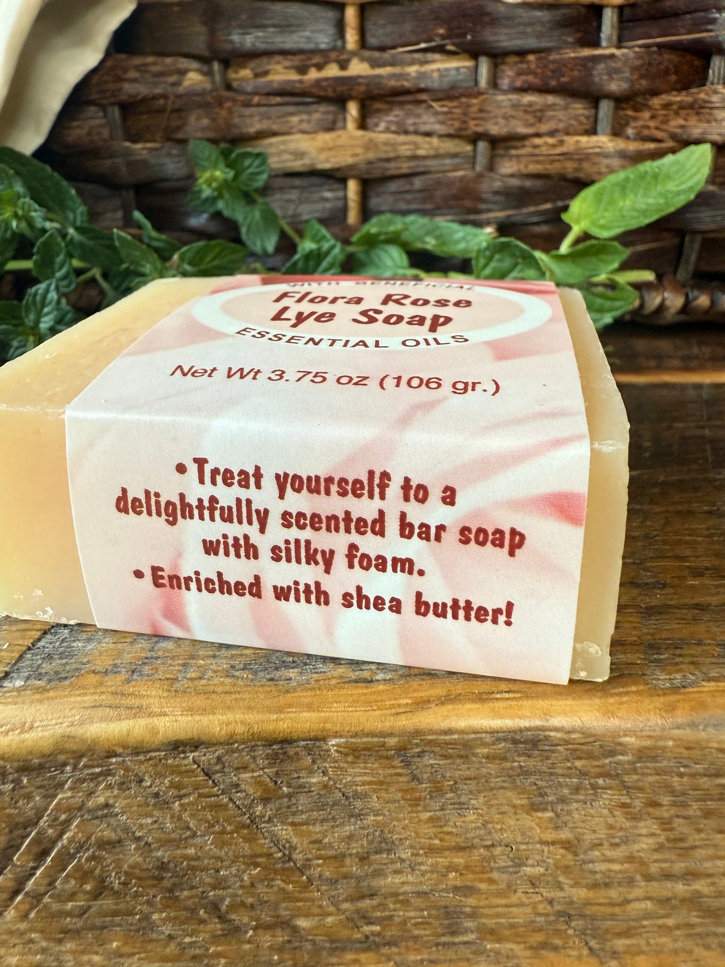 Miller’s Naturally Back to Basics Luxury Bar Soap (Shea Butter Based) – Flora Rose