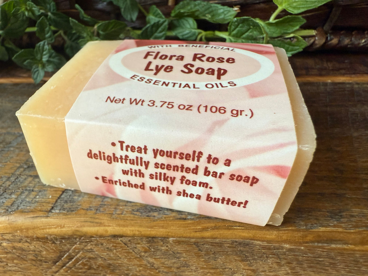 Miller’s Naturally Back to Basics Luxury Bar Soap (Shea Butter Based) – Flora Rose