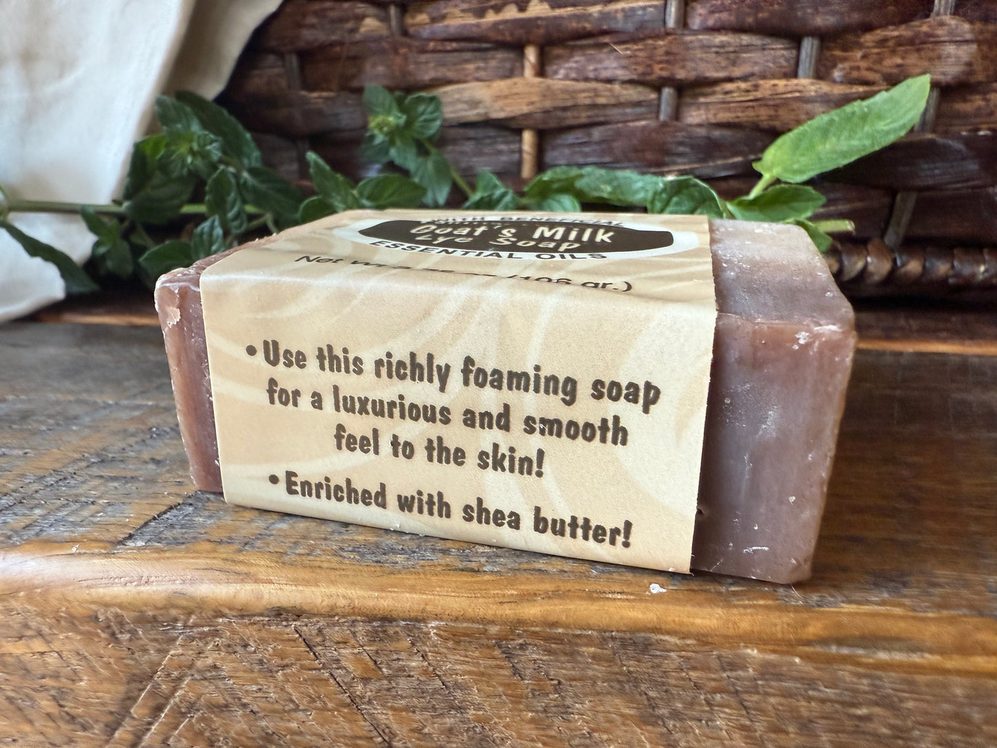 Miller’s Naturally Back to Basics Luxury Bar Soap (Shea Butter Based) – Vanilla/Almond Goat’s Milk