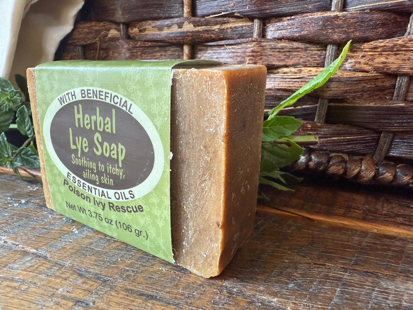 Miller’s Naturally Back to Basics Luxury Bar Soap (Shea Butter Based) – Herbal / Poison Ivy Rescue