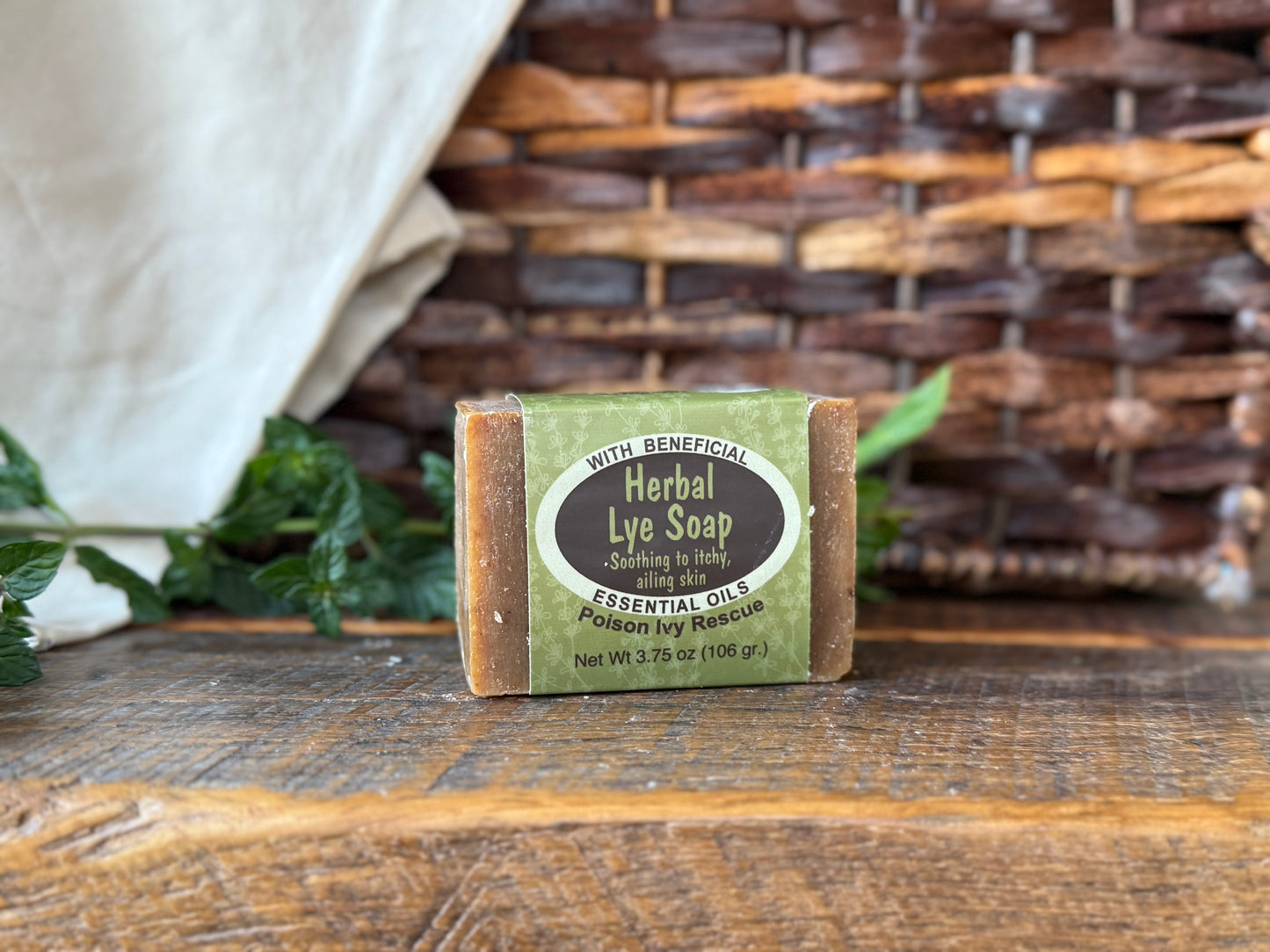Miller’s Naturally Back to Basics Luxury Bar Soap (Shea Butter Based) – Herbal / Poison Ivy Rescue