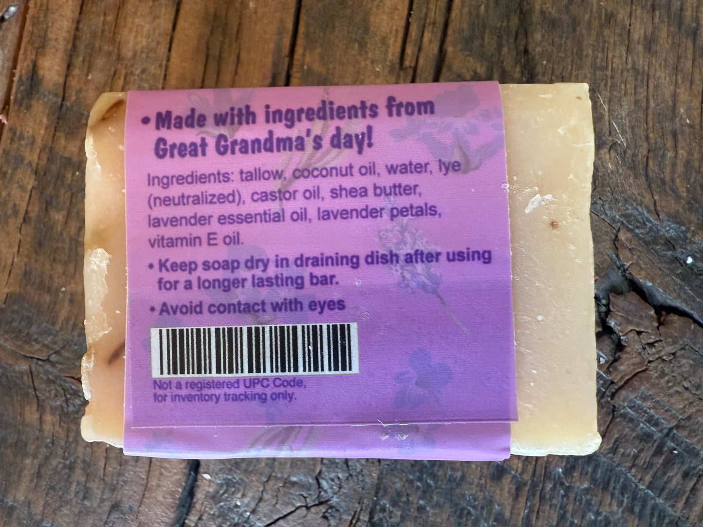 Miller’s Naturally Back to Basics Luxury Bar Soap (Shea Butter Based) – Lovely Lavender